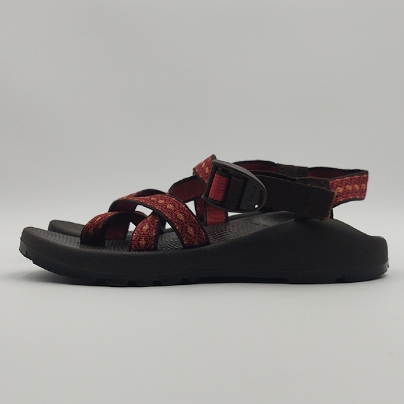 Chaco Z2 Classic Sandals Chile Red Orange Vibram Unaweep Gorpcore Women 8 - Picture 1 of 12